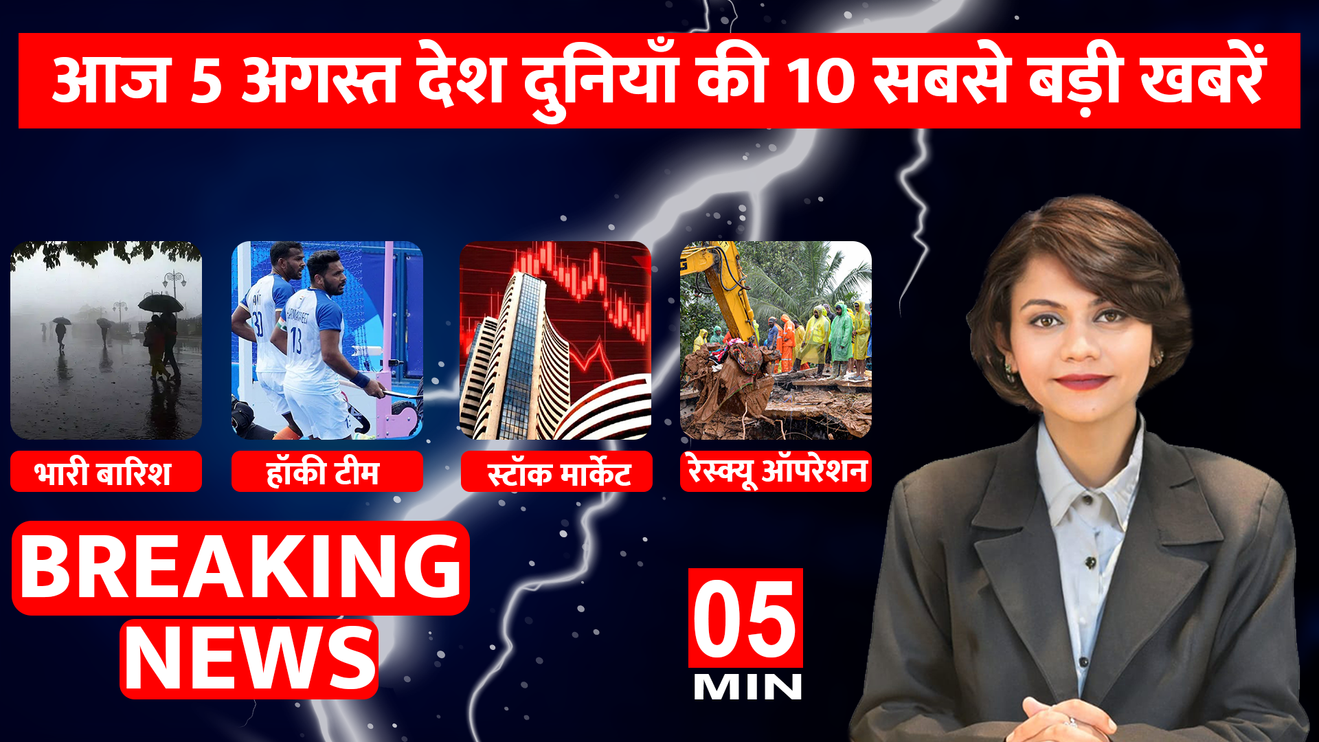 आज 5 अगस्त देश दुनिया की 10 सबसे बड़ी खबरें