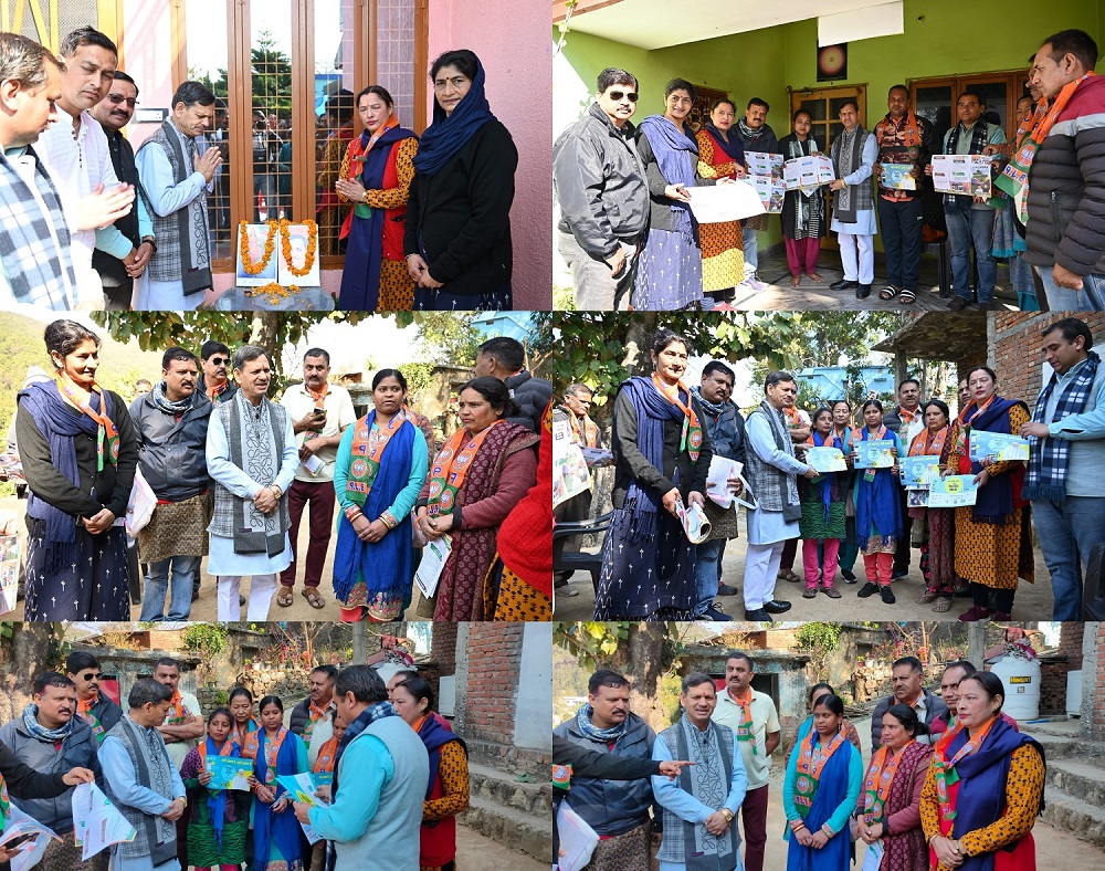 पीएम मोदी की योजनाओं को घर-घर तक पहुंचा रहे : अदित्य कोठारी