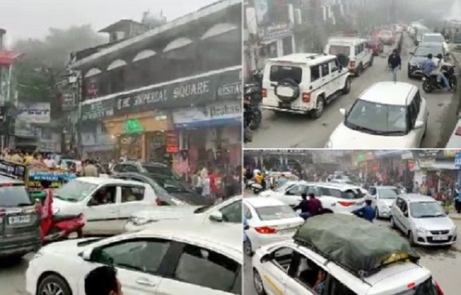 सरकार की मुँदी आंखे खराब ट्रैफिक व्यवस्था,, मसूरी की इस स्थिति का ज़िम्मेदार कौन..? बड़ा सवाल..