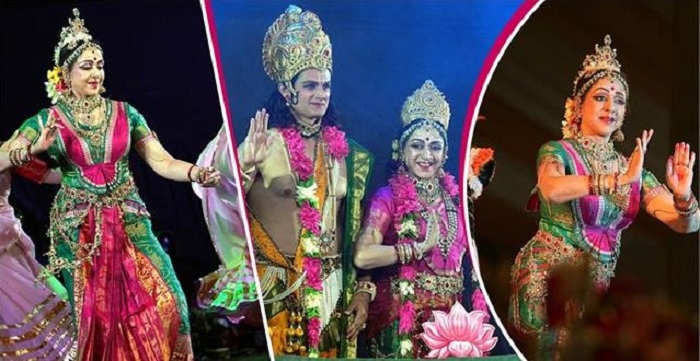 हेमा मालिनी ने सीता बन अयोध्या में दी प्रस्तुति, सामने आई खूबसूरत तस्वीरें....