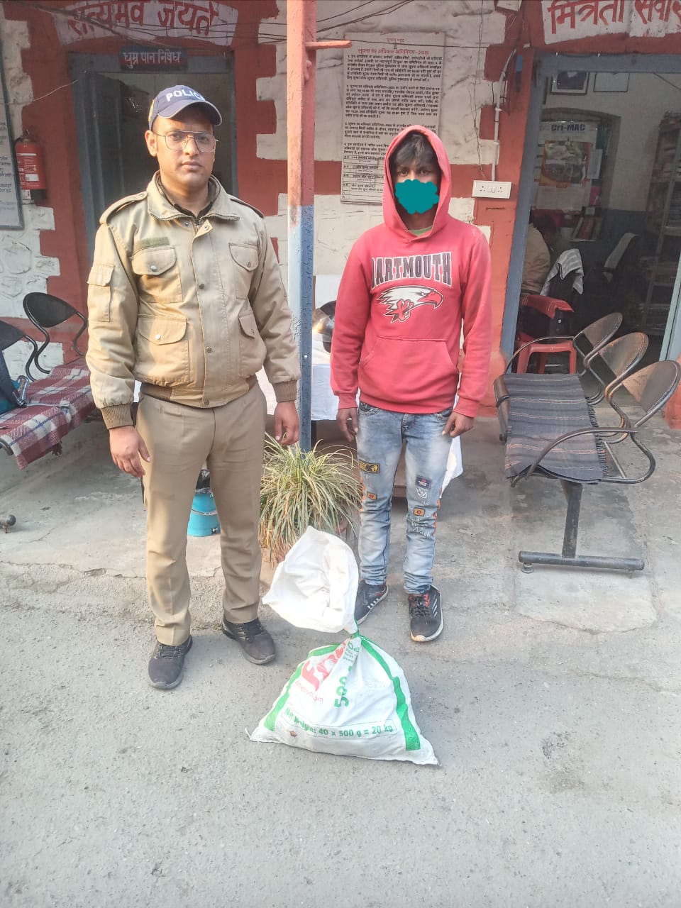 देहरादून : 55 पव्वे अवैध देशी मसालेदार शराब के साथ बिजनौर निवासी अभियुक्त गिरफ्तार
