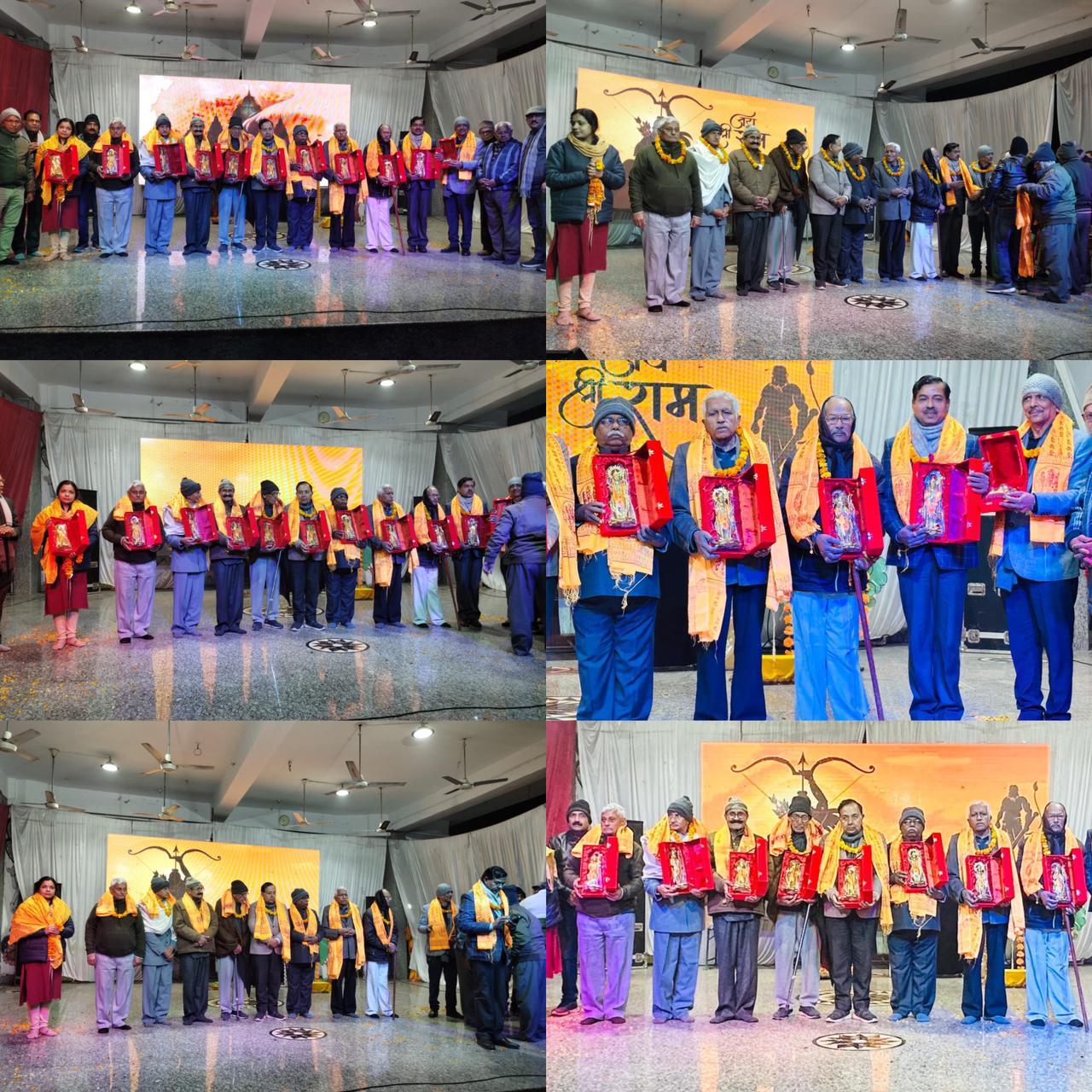 हरिद्वार शिवालिक नगर श्री शिव मंदिर प्रबंध समिति द्वारा कार सेवकों का सम्मान