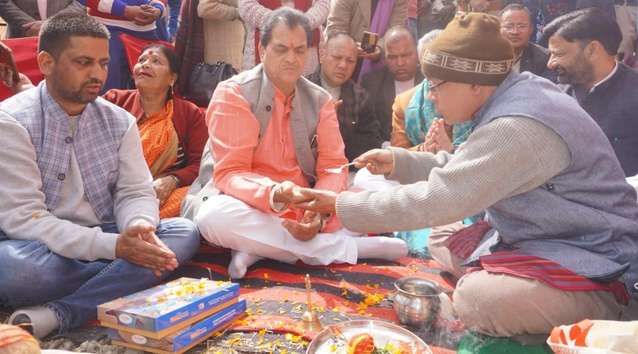 मसूरी विस में सेंट्रल पार्क का हुआ लोकार्पण, वेंडर जोन का भी शिलान्यास