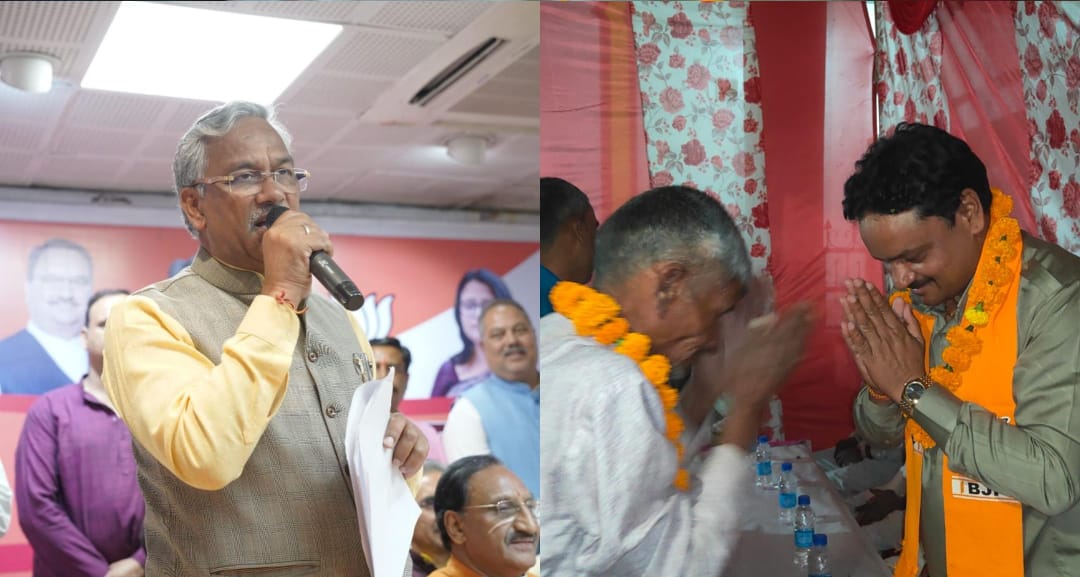 पूर्व राज्य मंत्री ने हसनपुर मदनपुर गांव में जनसंपर्क कर की BJP प्रत्याशी त्रिवेंद्र के लिए वोट की अपील