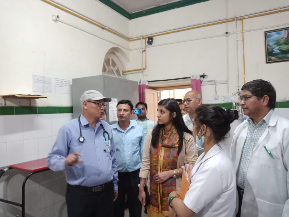 मिशन निदेशक NHM स्वाति एस भदौरिया ने किया नैनीताल जनपद का दौरा