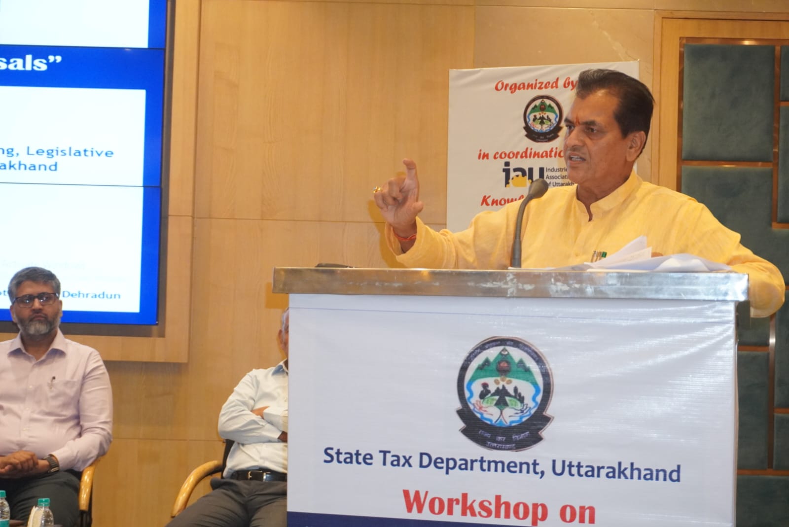 राज्य कर विभाग द्वारा इंडस्ट्रीज एसोसिएशन ऑफ उत्तराखण्ड के सहयोग से कार्यशाला आयोजित..