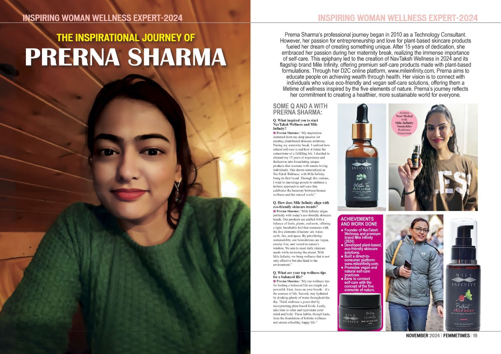 Prerna Sharma’s Inspiring Journey: From Technology Consultant to Women Wellness Expert