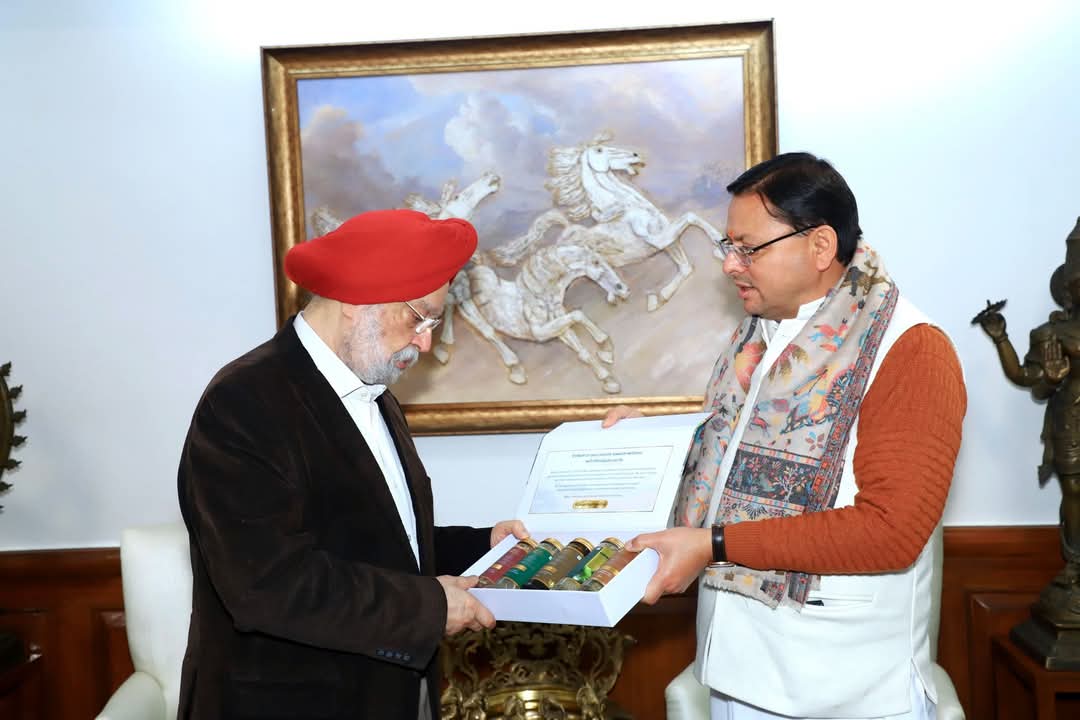 CM धामी ने आज नई दिल्ली में केंद्रीय पेट्रोलियम और प्राकृतिक गैस मंत्री हरदीप पुरी से शिष्टाचार भेंट की..