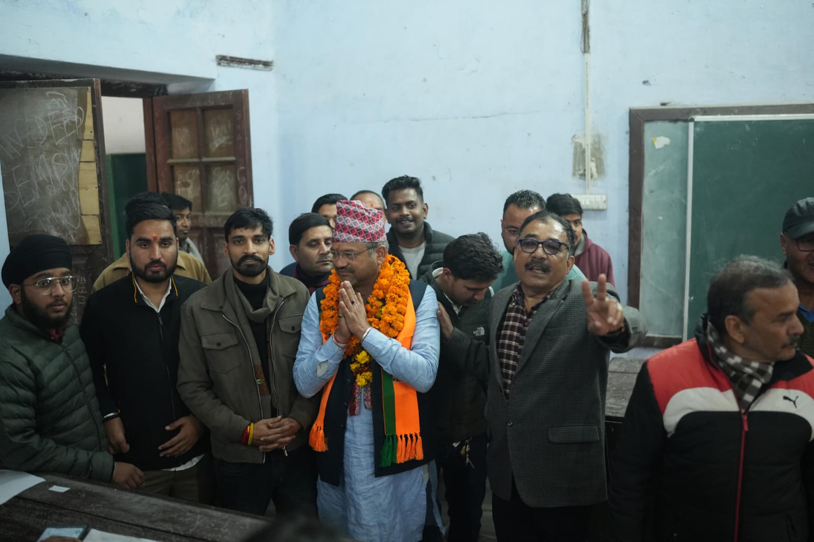 गोरखाली सुधार सभा ने सौरभ थपलियाल को समर्थन देकर किया स्वागत