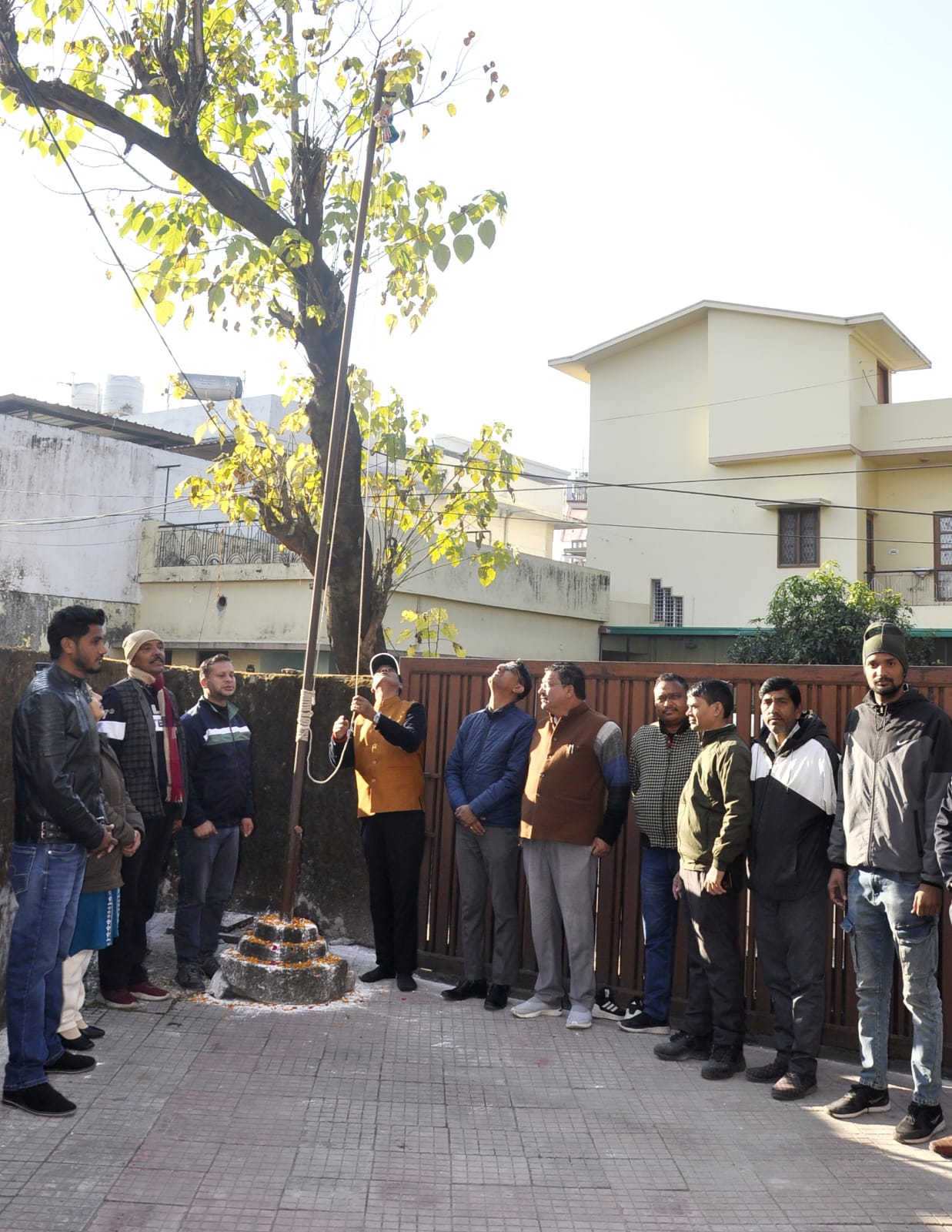 श्री बदरीनाथ – केदारनाथ मंदिर समिति ने धूमधाम से मनाया 76 वां गणतंत्र दिवस