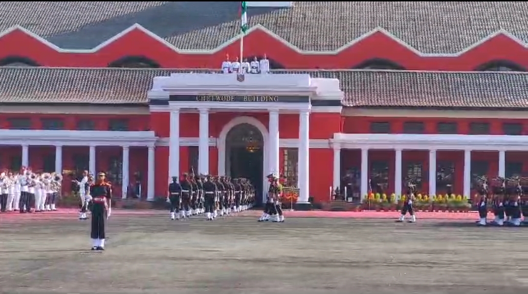 शनिवार को आईएमए की पासिंग आउट परेड हुई।