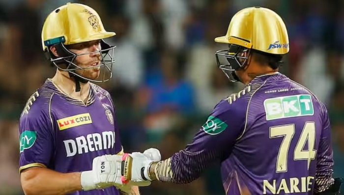 आरसीबी के खिलाफ केकेआर का विजय रथ जारी,,,कोहली की पारी गई बेकार..