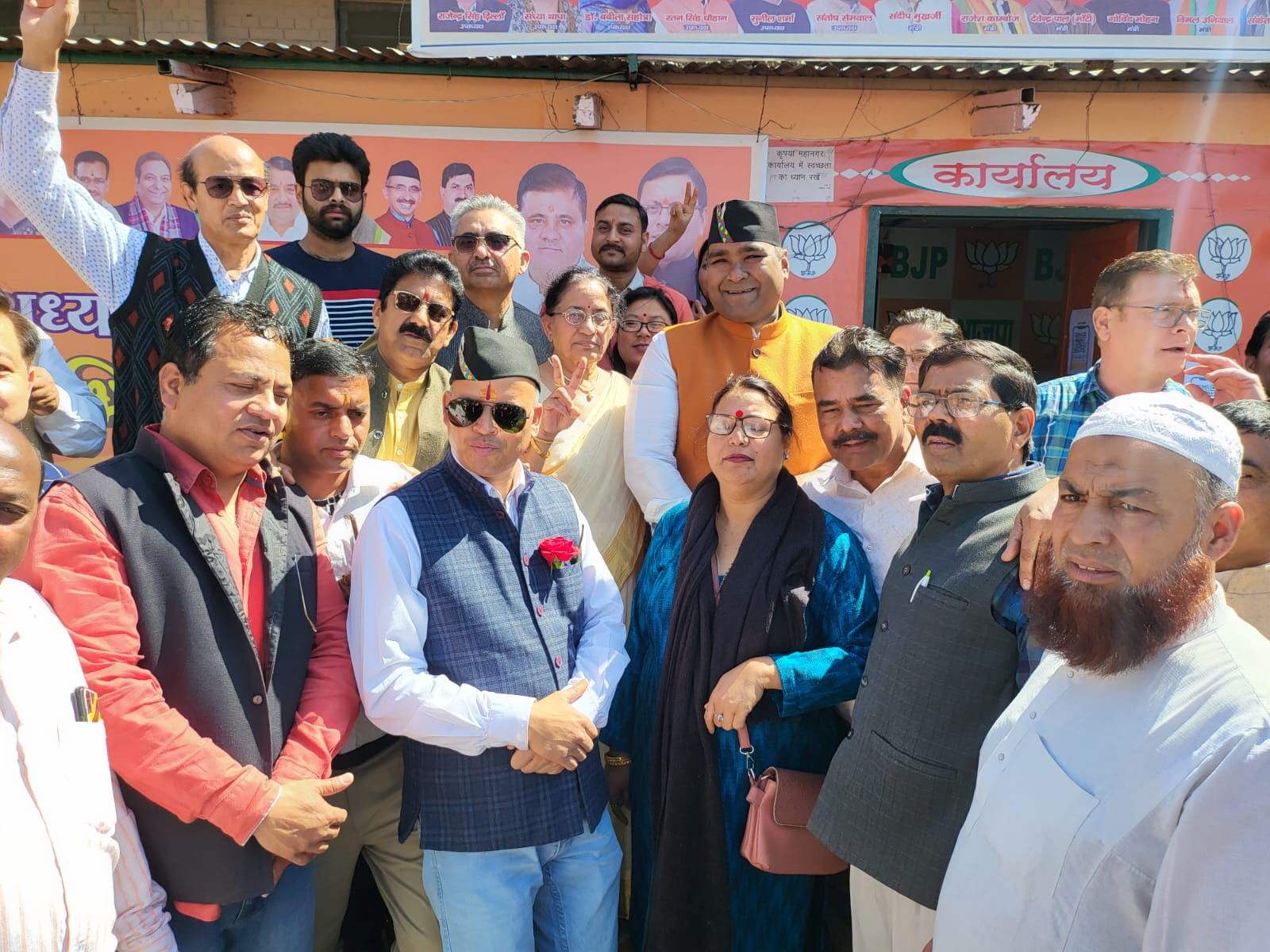 पूर्वोत्तर राज्यों में प्रचंड जीत पर महानगर कार्यकर्ताओं ने हर्ष उल्लास के साथ मनाया जश्न