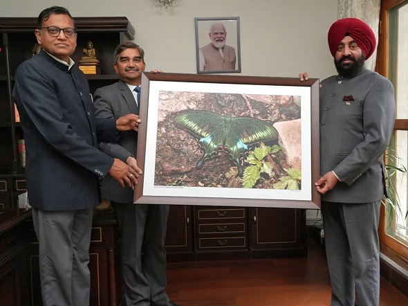 बटरफ्लाई गार्डन देगा जैव विविधता संरक्षण को बढ़ावा – राज्यपाल