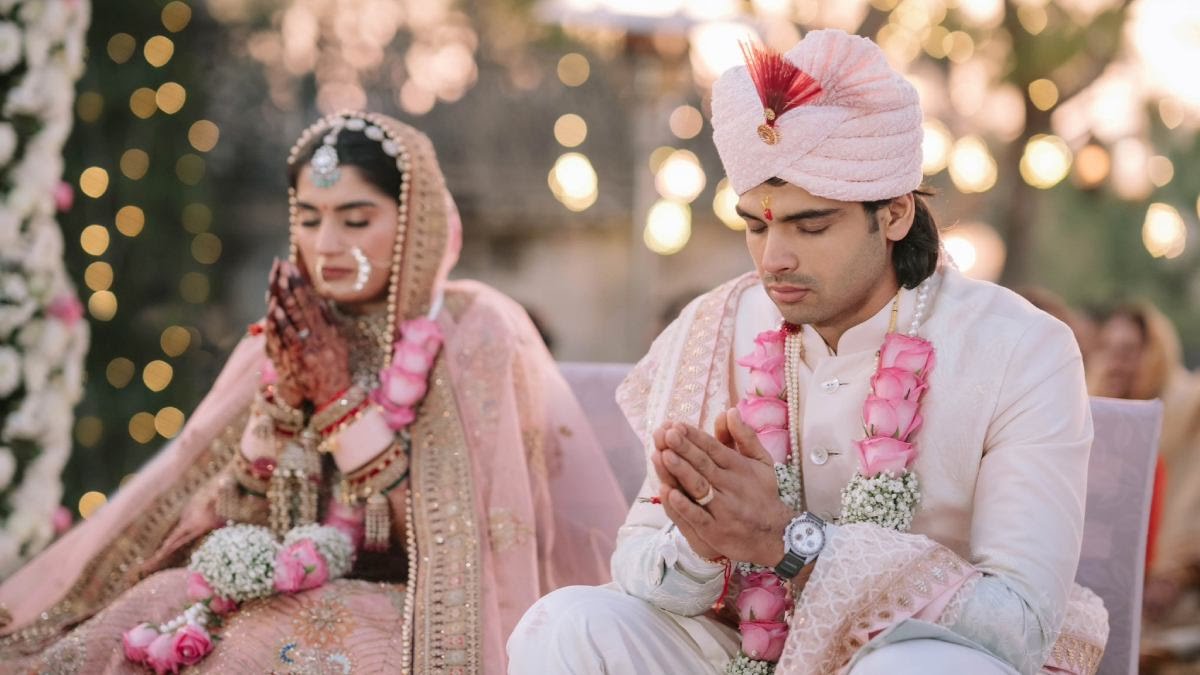 Neeraj Chopra Marriage: ओलंपिक पदक विजेता नीरज चोपड़ा ने रचाई शादी, तस्वीरें आयी सामने