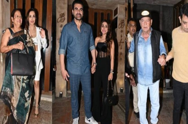 इस परिवार की डिनर पार्टी में माँ के साथ नजर आईं अभिनेत्री...