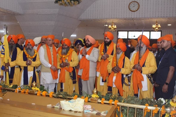 ‘‘जो बोले सो निहाल’’ से गूंज उठा पंज प्यारों का जत्था