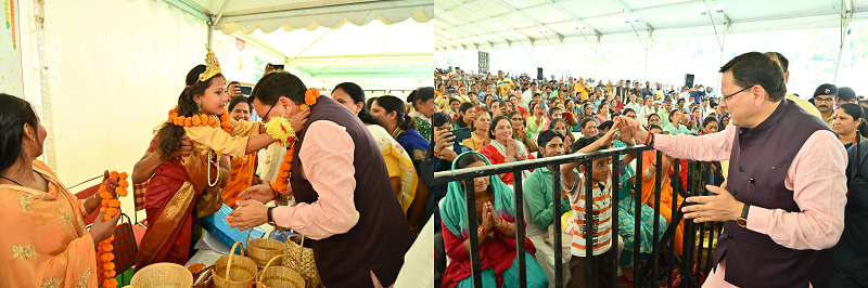 मुख्यमंत्री ने बनाये गोबर के दिए