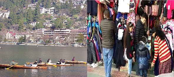 नैनीताल में बदला मौसम , पर्यटकों की बढ़ी भीड़