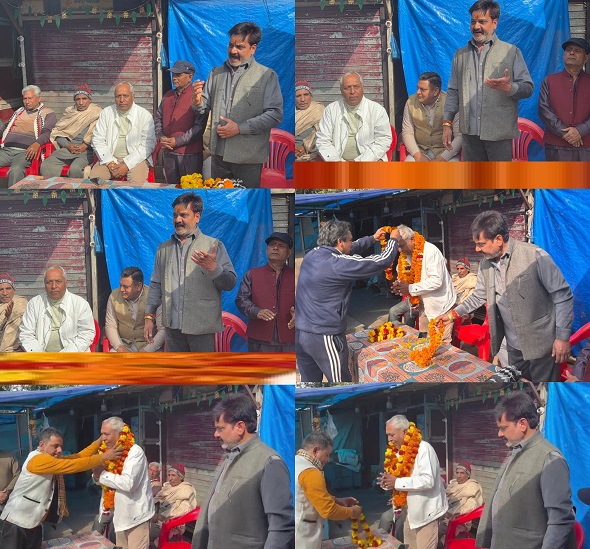 रेड़ी पटरी के लघु व्यापारियों ने रेड़ी पटरी दिवस मना कर नगर निकाय चुनाव में भाजपा प्रत्याशियों का किया खुला समर्थन