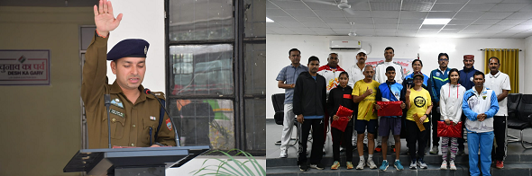 राष्ट्रीय एकता दिवस पर नैनीताल पुलिस ने राष्ट्र की  सुरक्षा की ली शपथ